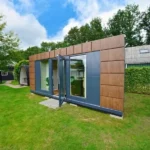 6×3 meter Helsinki-model geïsoleerde container – tuinkantoor – locatie bungalow - Image 4