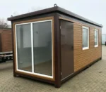 Wohncontainer-Gartenlaube 6×2,40 Meter in Holzausführung - Image 2