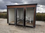 Sanitärcontainer, Toilettenpavillon mit Dreipersonenkabine - Image 5