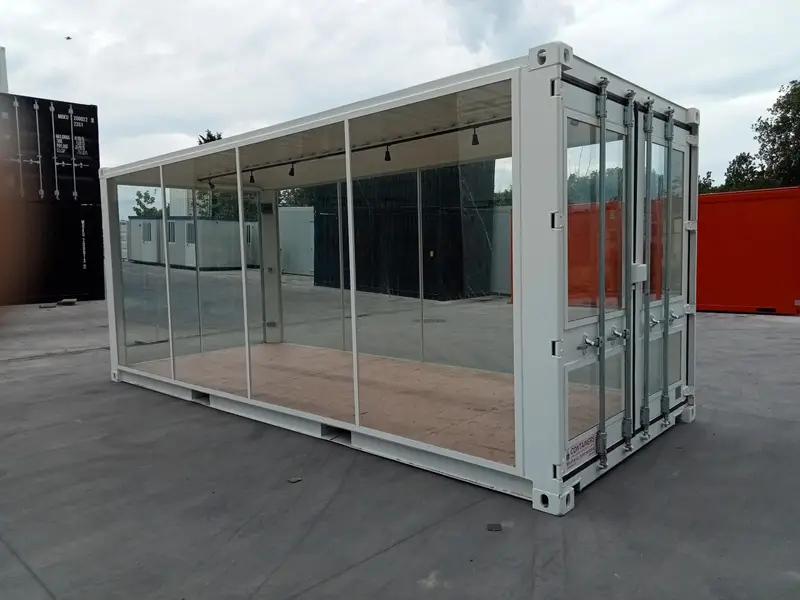 7064-scaled-1.webp 20 Fuß Glascontainer – Neu (Weiß RAL 9010) - Image 1