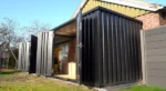 Großer Lagercontainer – Schwarz (RAL 9005) – 8 x 2 Meter – mit 2 Doppeltüren – (15 m² / 26 FT) - Image 4