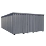 XXL-Reifenlagerbehälter H 2445 x B 4100 x T 6300 mm Einflügelige Tür an der Vorderseite